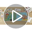 DIY Scrapbook for Kids, 8"x8" 20 Sheet/ 40 Pages Colorful Pages Craft Album, Creative Art Journal for Drawing, Writing, Photo & Stickers, Perfect Handmade Gift for Boys and Girls, Cream