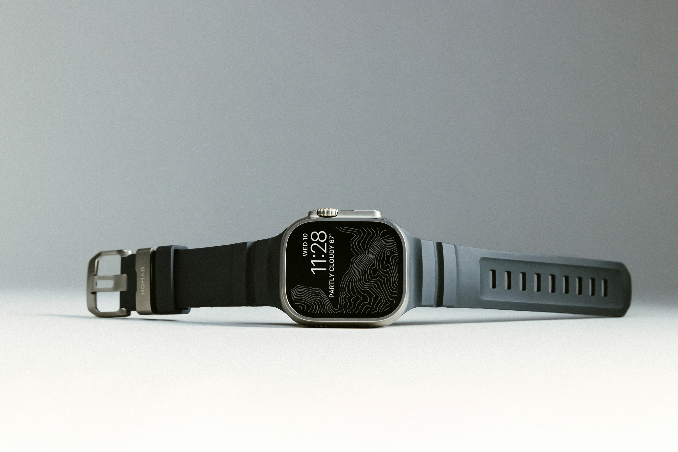 Amazon.com: NOMAD Apple Watch Sport Band Rocky Point Atlantic Blue 