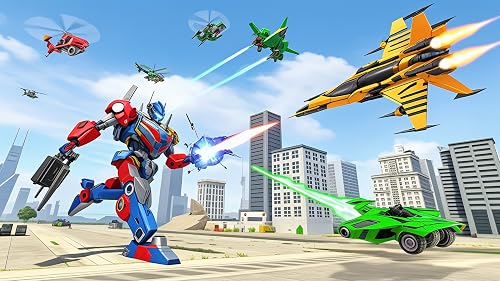 Police AirJet Robot Transformation Games – vue 4