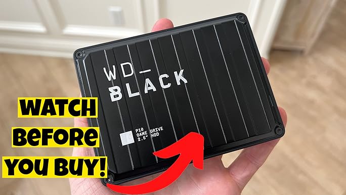Amazon.com: WD_BLACK 4TB P10 Game Drive, Portable External