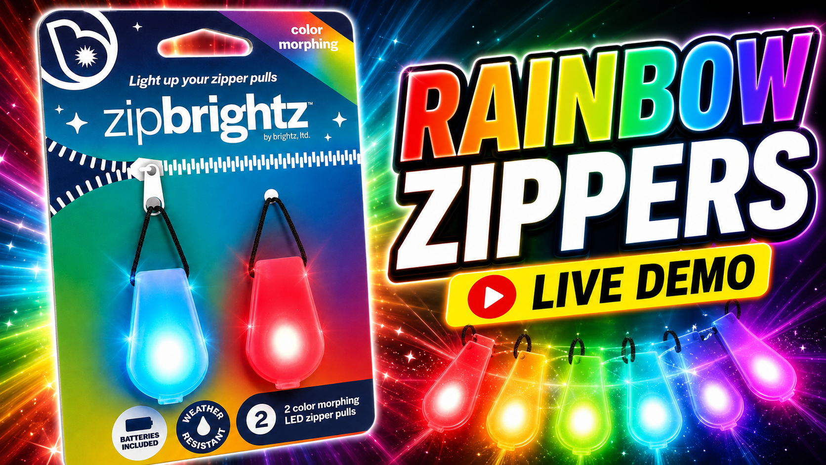 Amazon.com: Brightz ZipBrightz LED Zipper Pull Lights, Color