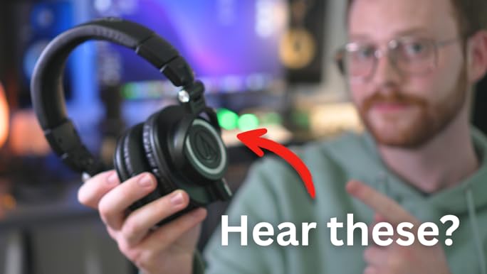 【美品】ATH-M50xWH Amazon.com: Audio-Technica ATH-M50xWH Professional Studio