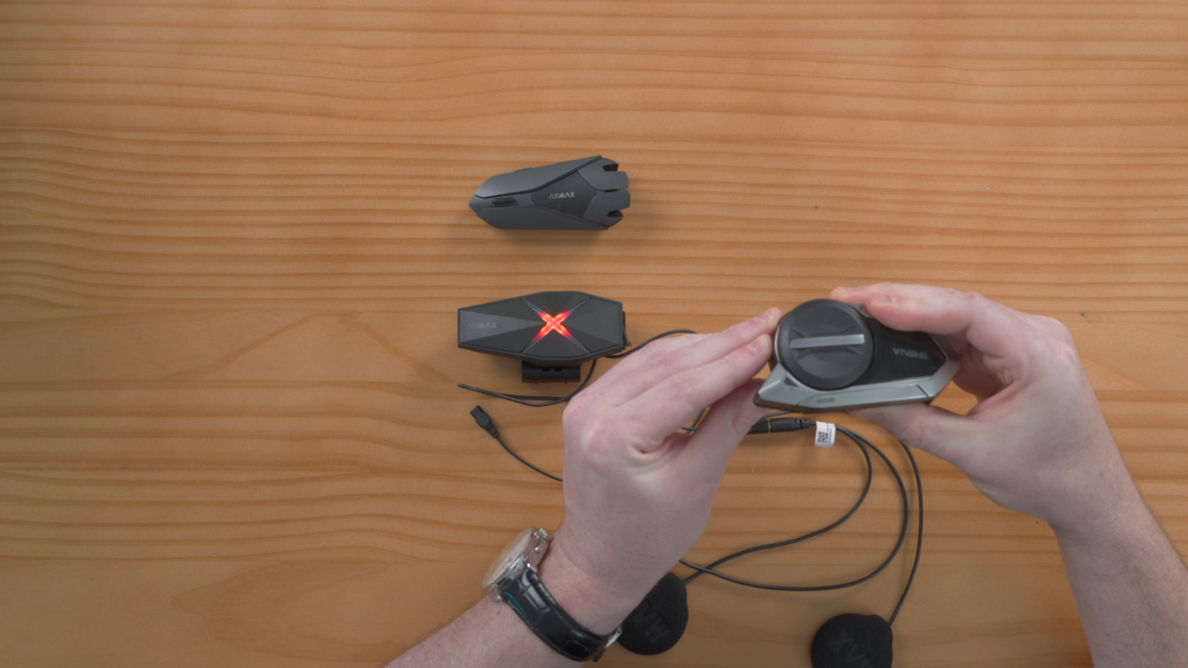 Amazon.com: ASMX F1s Motorcycle Bluetooth Headset with Smart Voice