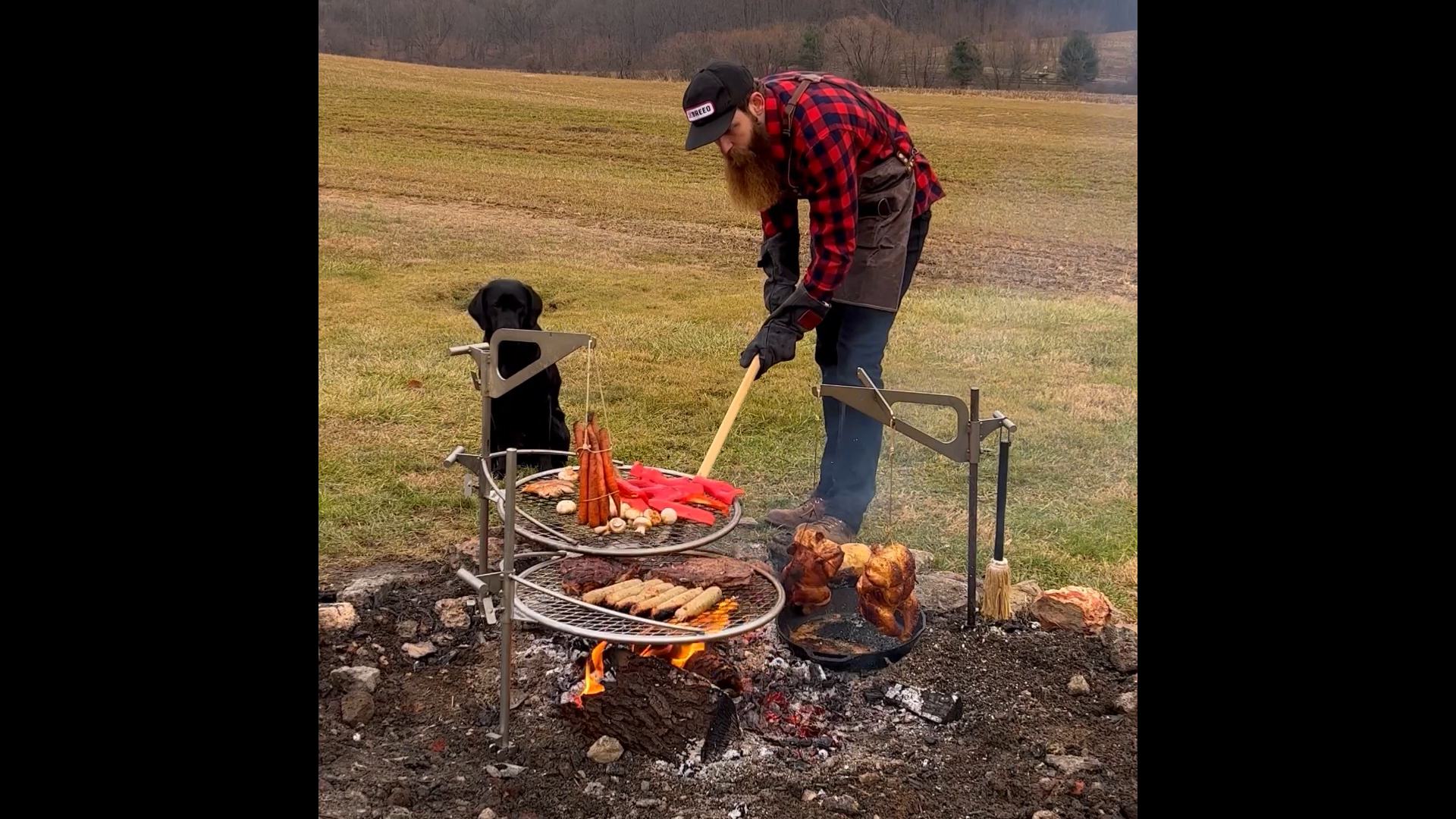 Amazon.com : Outpost Grill 19 - Standalone Campfire Grate