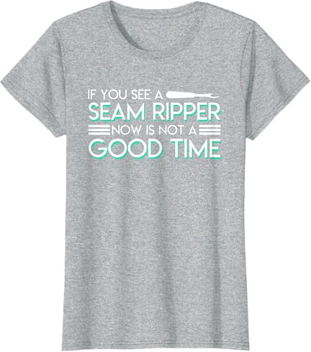 Miniatura 25 de Si ves un desgarrador de costuras ahora no es un buen momento de coser, Negro, S Negro,Azul Marino,Asfalto,Arándano,Rojo,Plateado,Hierba,Verde