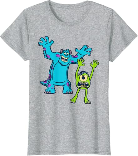 Miniatura 63 de Disney Pixar Monsters University Sulley and Mike T-Shirt Black,Navy Blue,Asphalt Grey,White,Baby Blue,Red,Kelly Green,Olive Green,Lemon