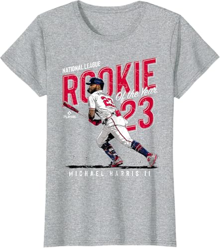 Miniatura 6 de Camiseta Rookie of the Year Michael Harris II Atlanta MLBPA, Negro -