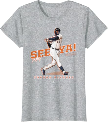 Miniatura 7 de See Ya! Yordan Alvarez Houston MLBPA T-Shirt Black,Navy Blue,Dark Heather Grey,Heather Grey,Orange