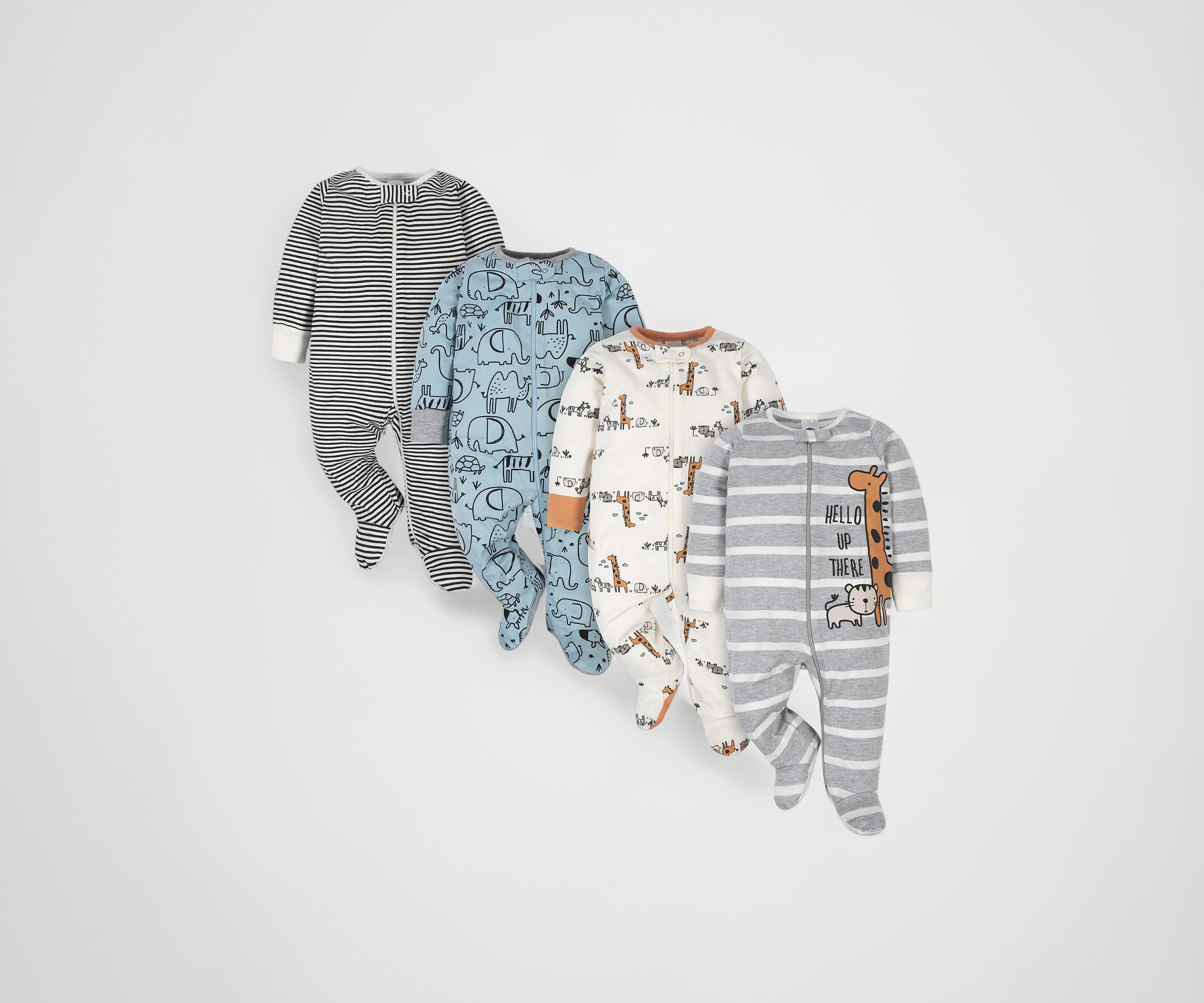 Gerber Baby Boys 4 Pack Sleep 'N Play Footie