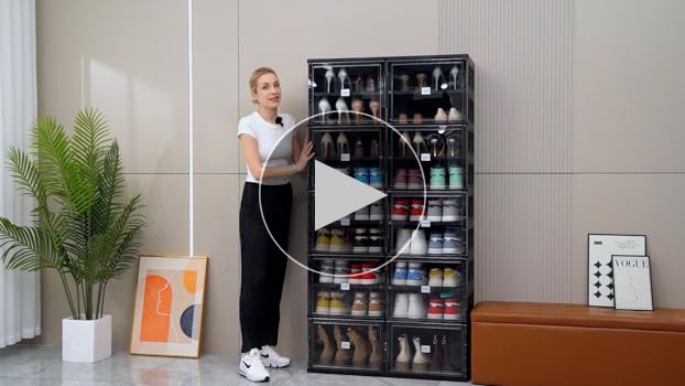 Amazon.com: JEKO&JEKO 9 Tiers Foldable Boot Storage Shoe