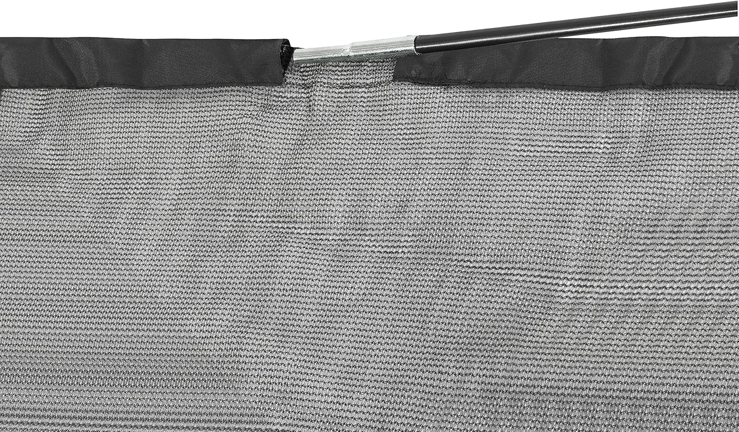 Trampoline Enclosure Net (Universal) 15 ft Frame: 6 Curved Pole: with Top Ring Enclosure Systems -Sleeve on top Type-