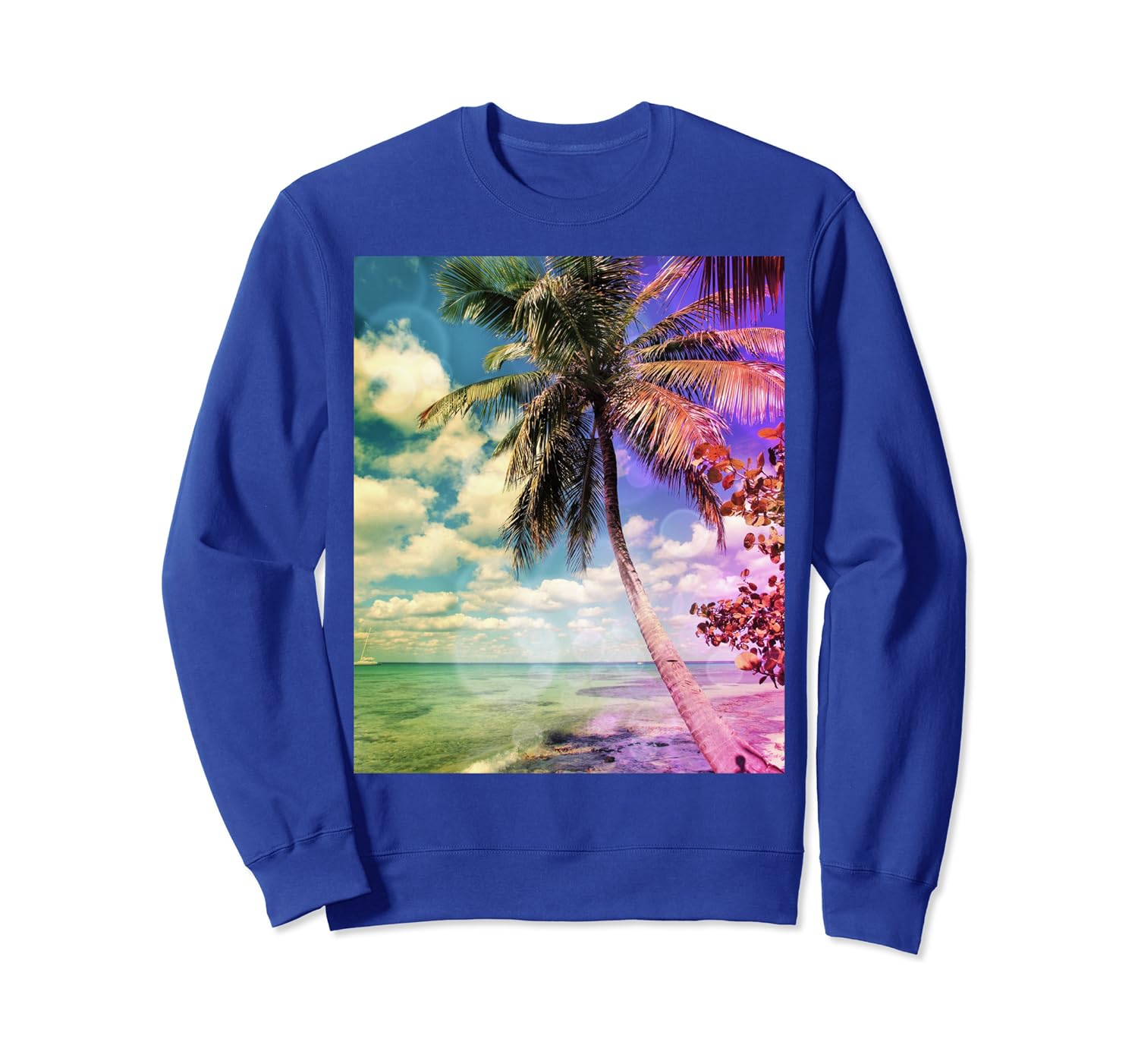 caribbean blue sweatshirt