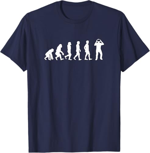 Miniatura 6 de Funny Human Evolution to Virtual Reality Camiseta, Negro, S