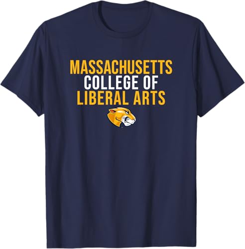 Mass Liberal Arts MCLA Trailblazers - Camiseta apilada, Azul