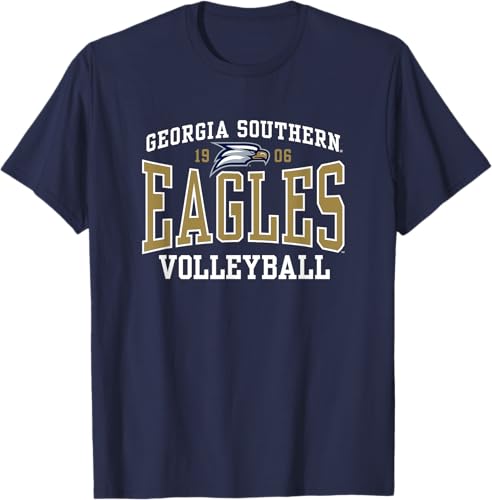 Camiseta de voleibol Georgia Southern University Eagles, Azul
