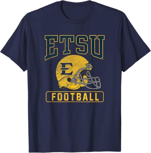 East Tennessee State ETSU Buccaneers - Camiseta con casco de fútbol americano, Azul