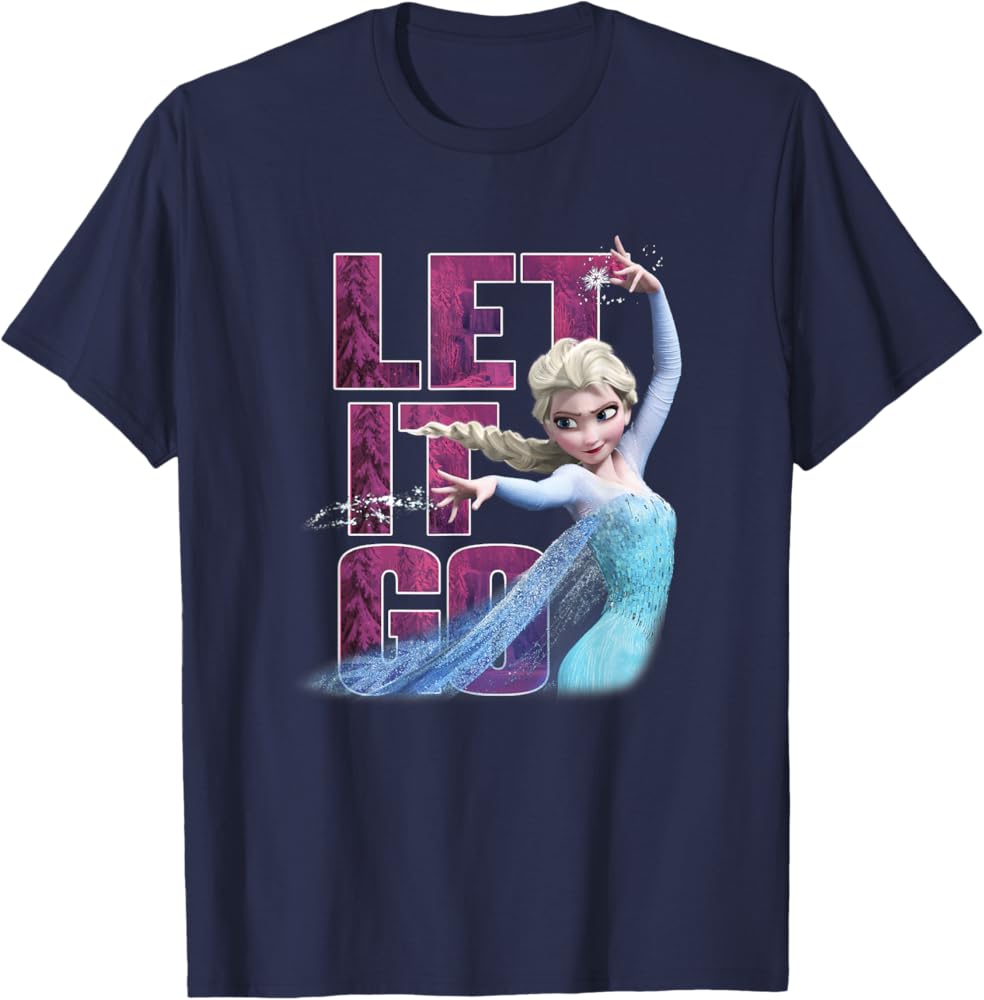 disney frozen let it go t shirt
