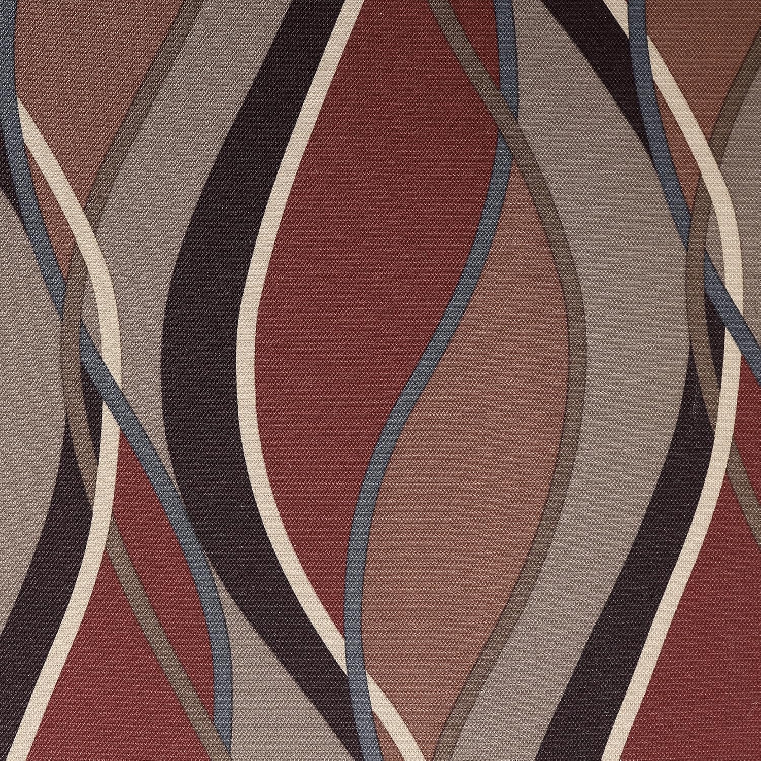 No. 918 Intersect 2-Pack Ogee Print Semi-Sheer Grommet Curtain Panel Pair