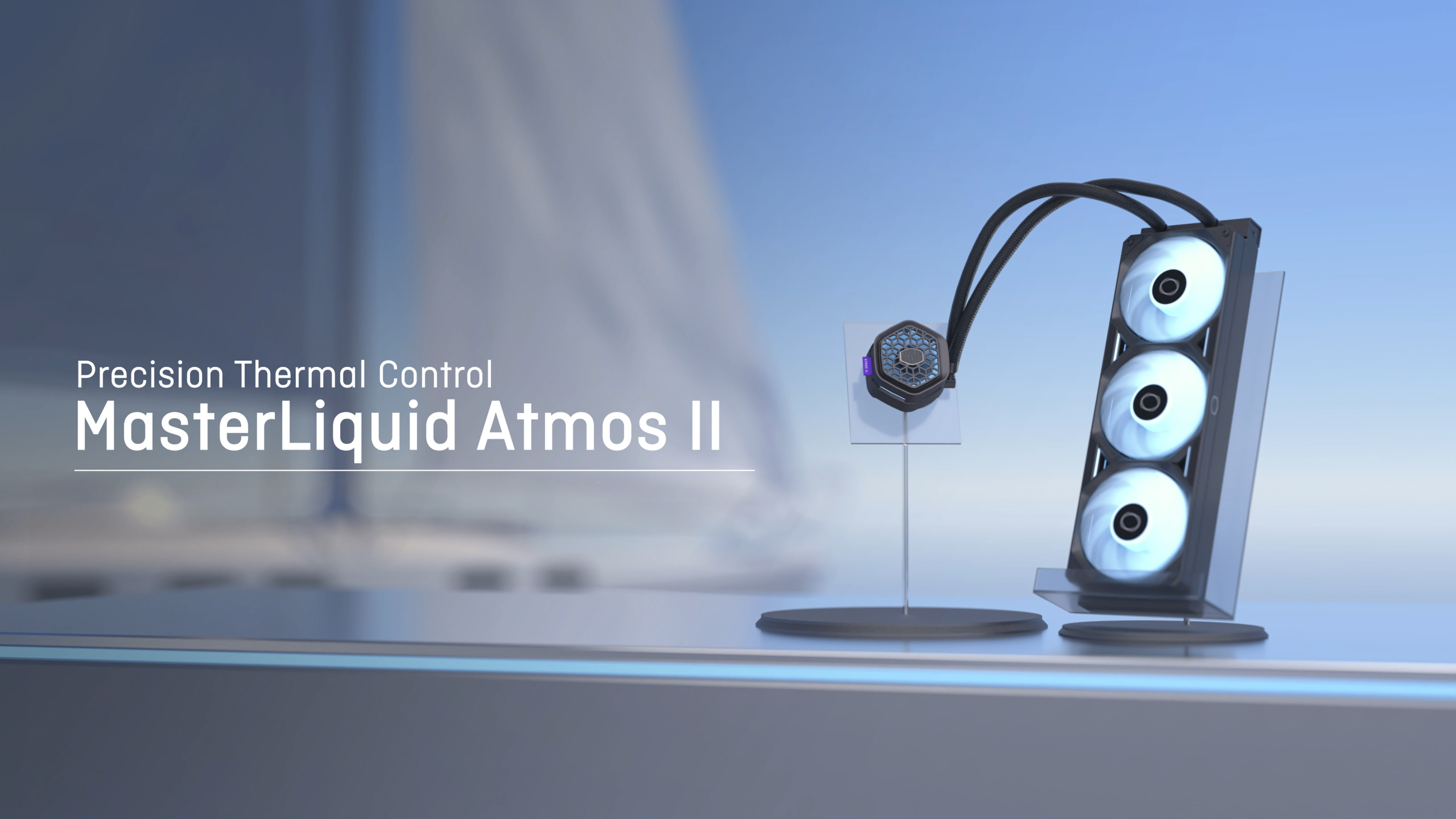 Amazon | Cooler Master ML 360 Atmos II Pixel LED White システム