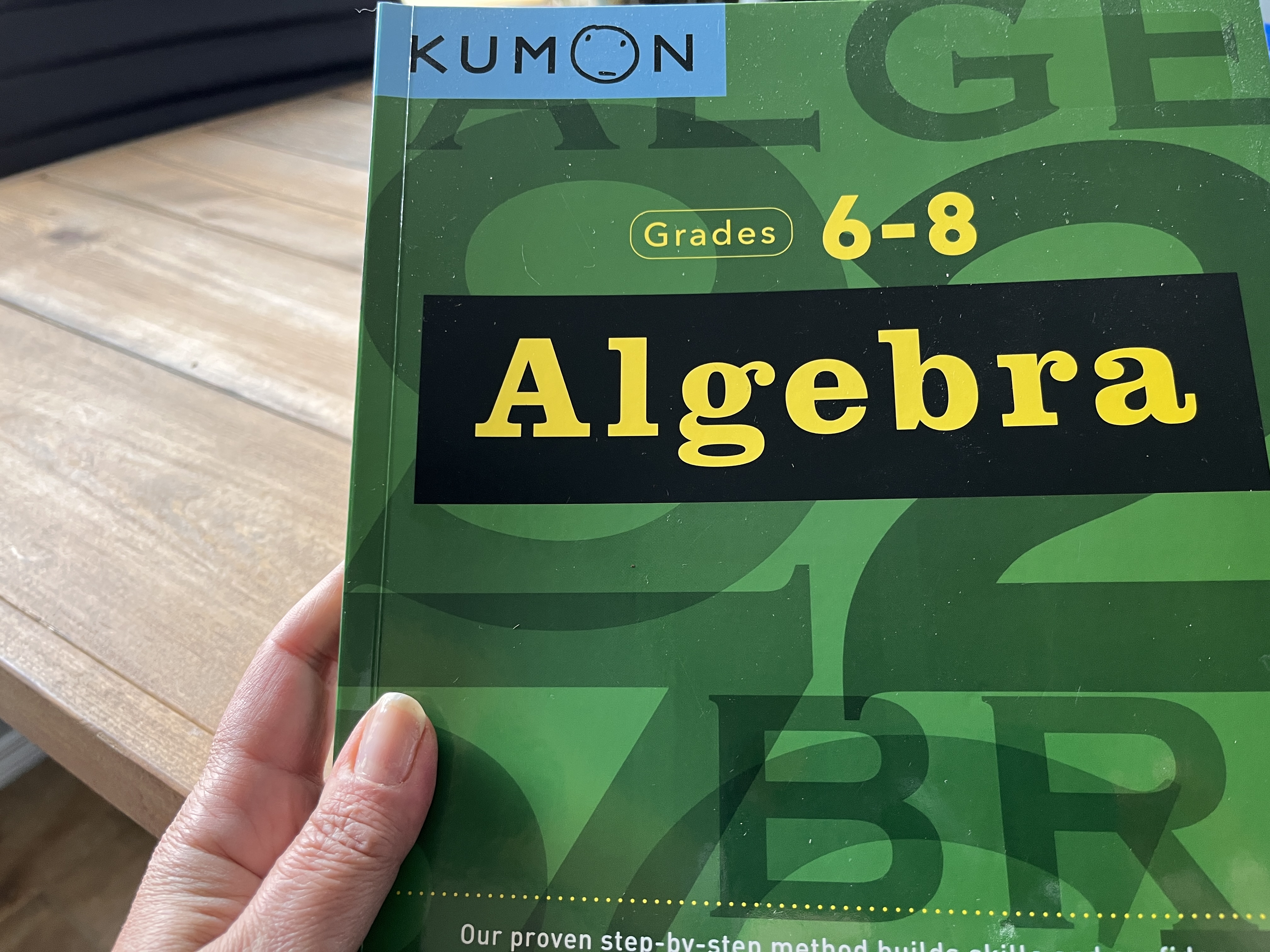 Kumon: Algebra (grades 6-8) on