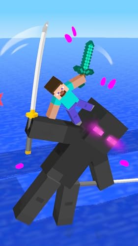 Ninja Sword: Minecraft fighter & Survival. Ragdoll pixel sword fighting game.
