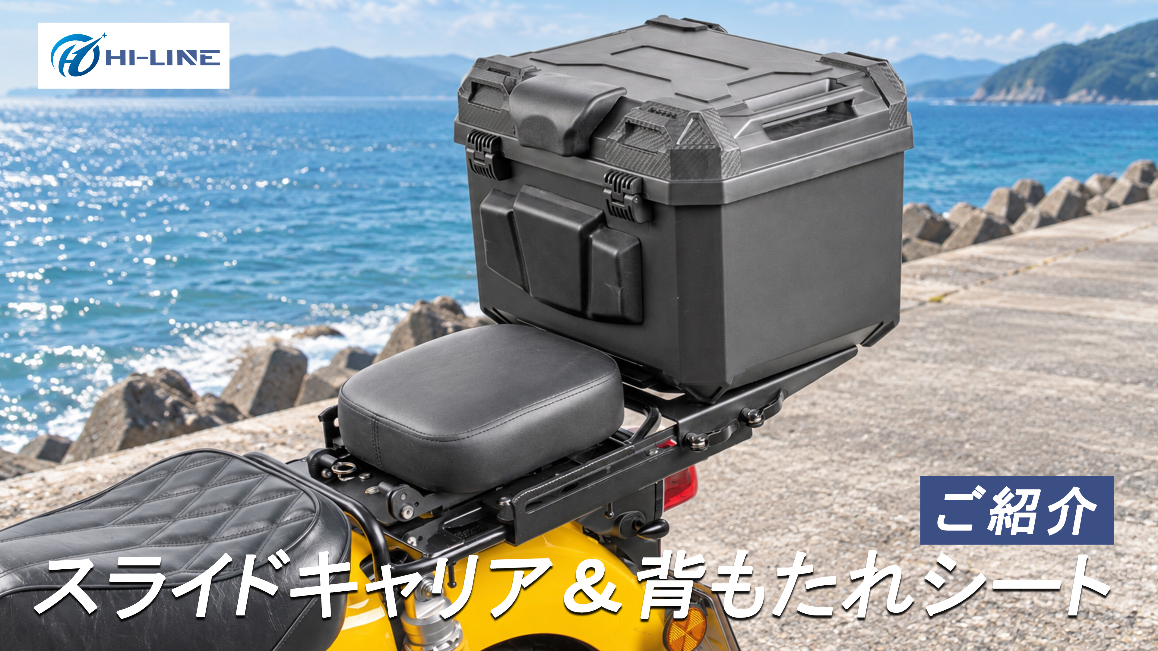Amazon | HI-LINE タンデムシート フリップアップ式 背もたれ可能