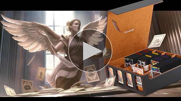 Magic: The Gathering Commander ボックス Amazon.com: Komick Ultra-Capacity 4-Row Trading Card Storage