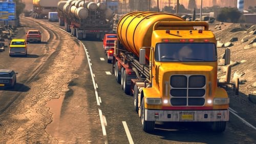 Oil Cargo Truck Transporter Offroad Driving Simulator 3D Games