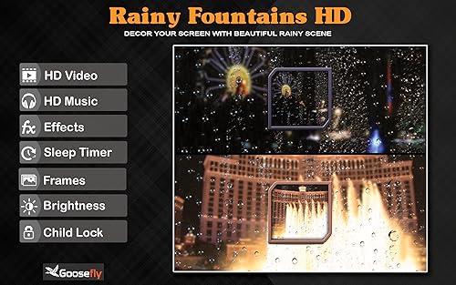 fontes chuvosas gratuitas HD - decore sua tela de tv com belas paisagens na sua TV hdr 8k 4k e dispo