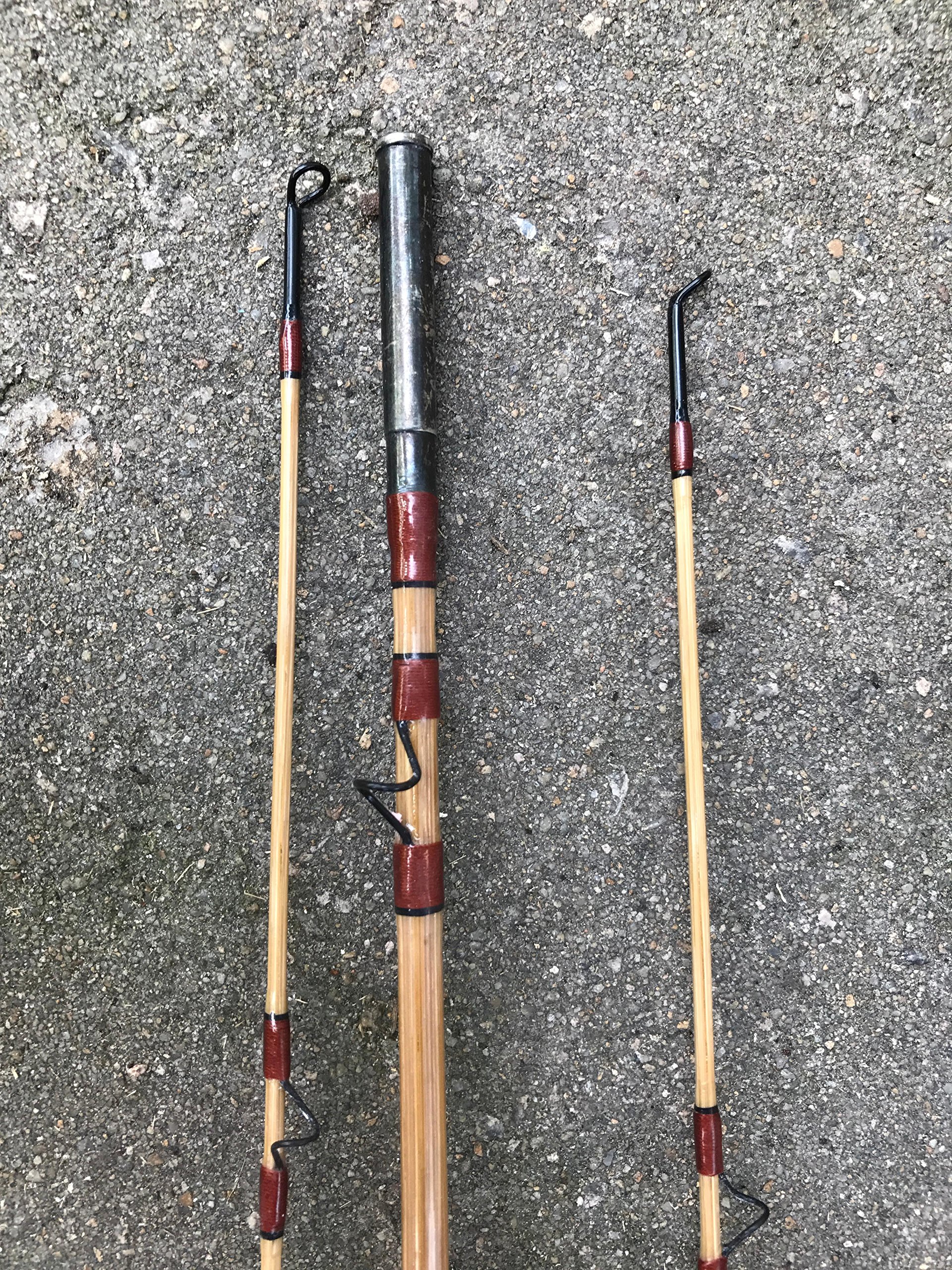 Amazon | 竹フライロッド 6フィート6インチ #3 刻印リールシート 瑪瑙