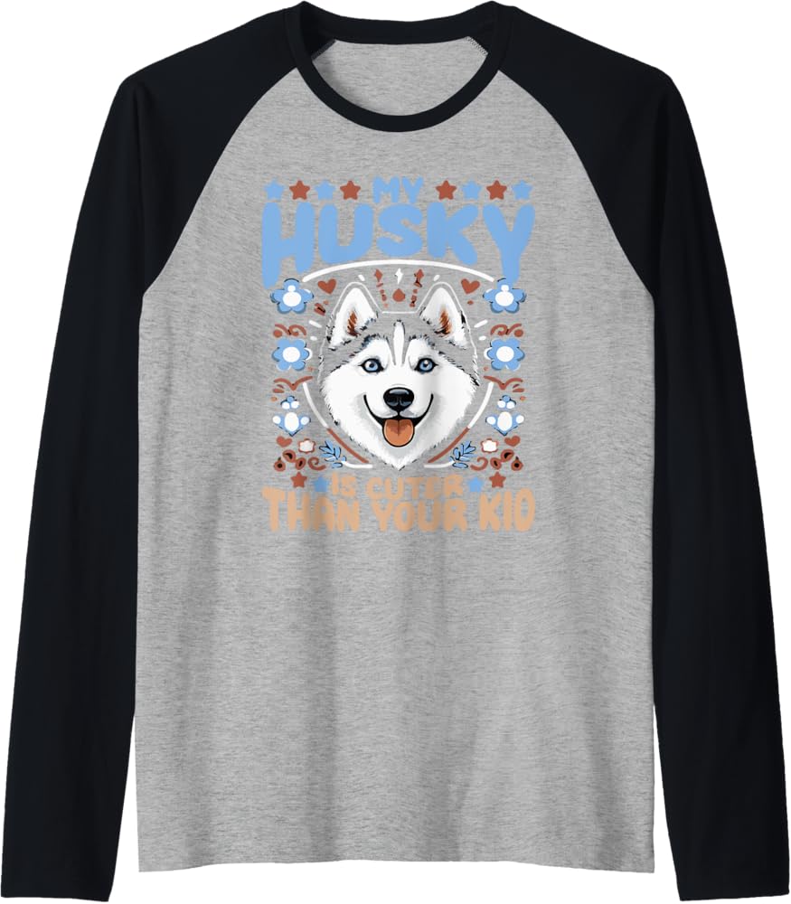 siberian mouses tee Amazon.com: Siberian Husky | My Husky Is Cuter Than Your Kid Raglan Baseball Tee : Clothing, Shoes & Jewelry