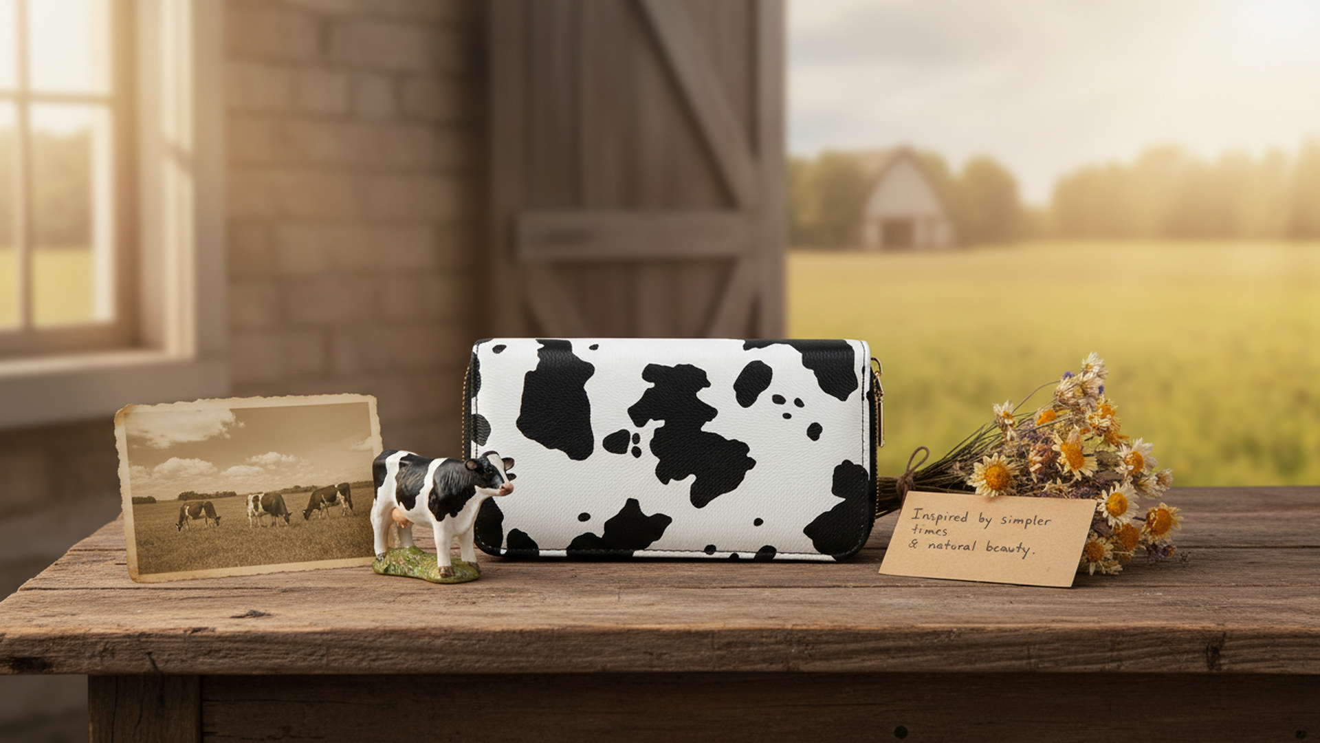 Amazon.com: Nabegum Cow Print Wallet for Women Money Organizers