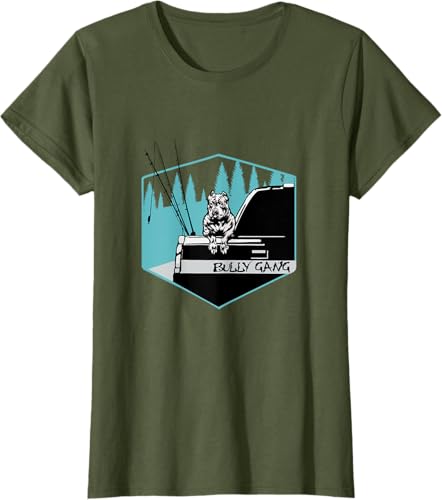 Miniatura 23 de American Bully Gang T-Shirt Black,Asphalt Grey,White,Cranberry Red,Red,Dark Green,Kelly Green,Olive Green,Lemon Yellow,Dark Heather Grey,Heather