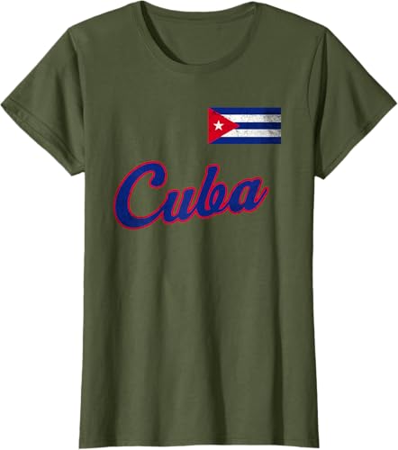Miniatura 21 de Cuba 2023 Baseball Flag Pride Cubano Beisbol Cuban T-Shirt Black,White,Baby Blue,Silver Grey,Olive Green,Lemon Yellow,Heather Grey,Heather