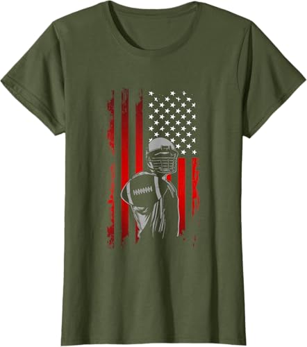 Miniatura 20 de American Football T-Shirt Black,Navy Blue,Asphalt Grey,Baby Blue,Grass Green,Dark Green,Brown,Olive Green,Lemon Yellow,Dark Heather Grey,Heather