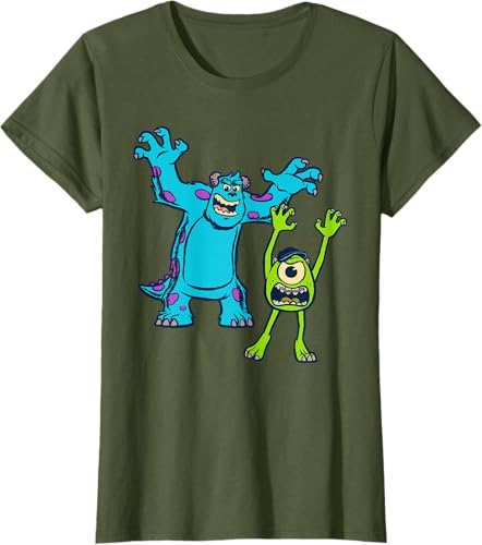 Miniatura 18 de Disney Pixar Monsters University Sulley and Mike T-Shirt Black,Navy Blue,Asphalt Grey,White,Baby Blue,Red,Kelly Green,Olive Green,Lemon