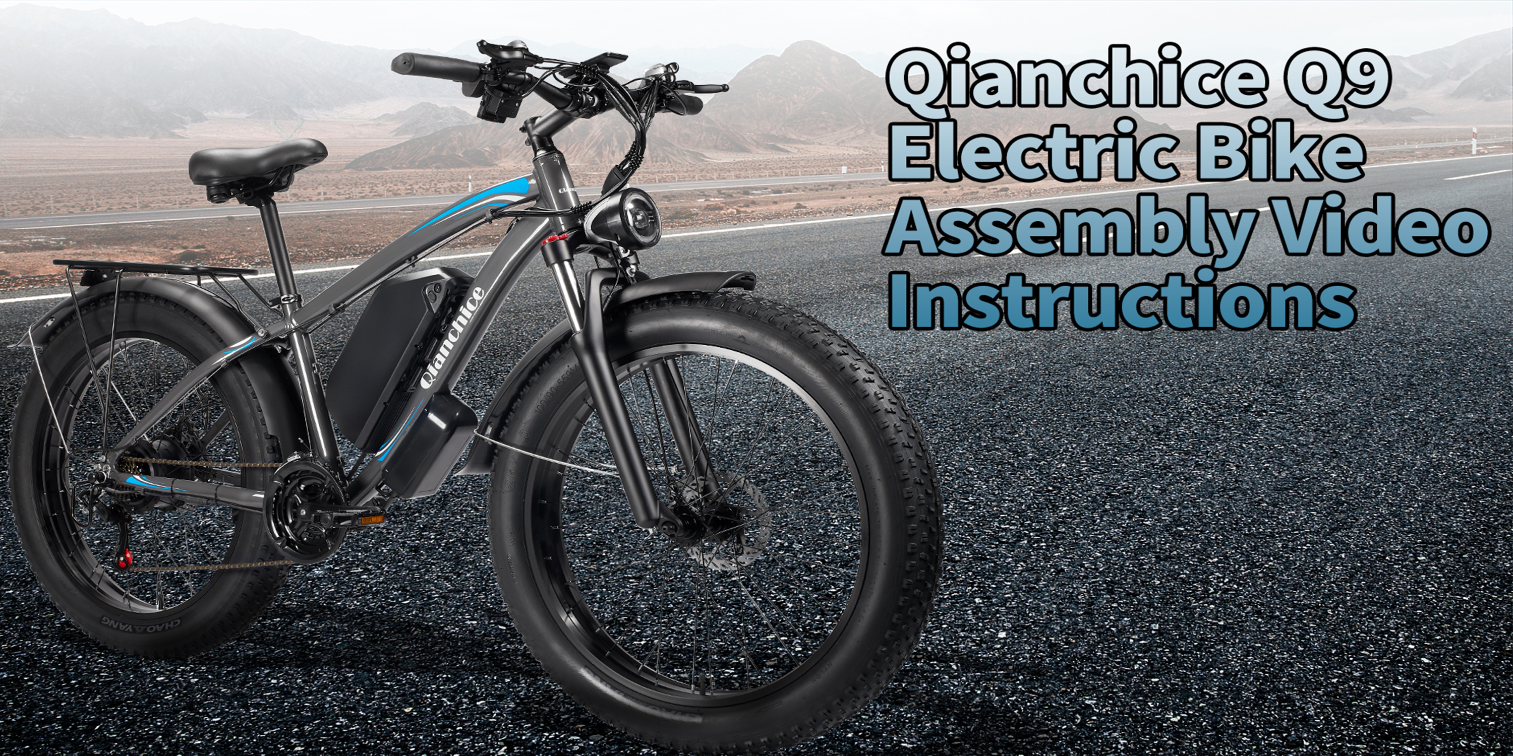 Watch Qianchice Q9 Electric Bike Assembly Video Instructions on Amazon Live