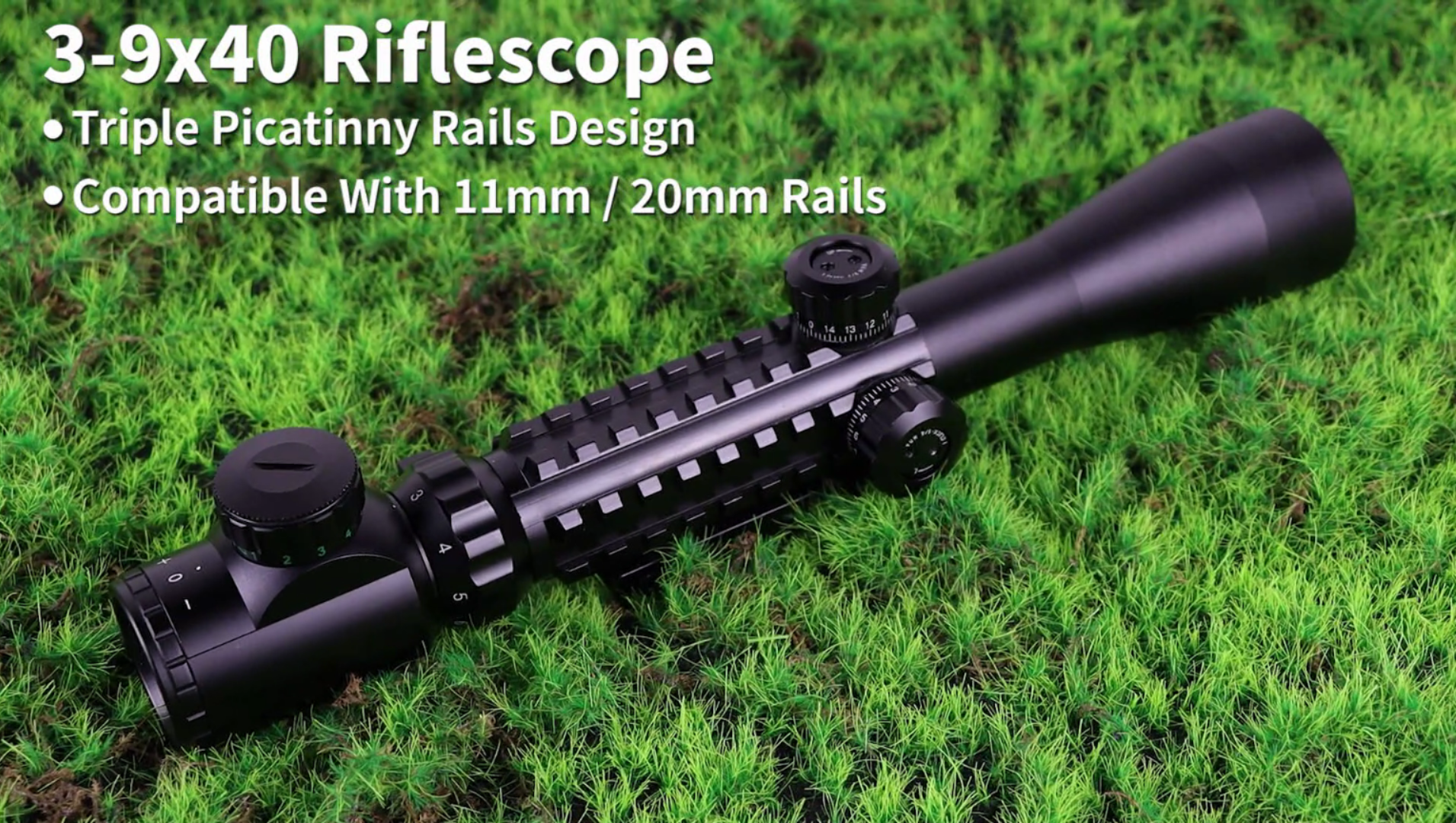 FOCUHUNTER Picatinny Rail Set – 3-delig – 20 Mm – 155 Mm + 2x 98 Mm – Militair Geanodiseerd – Voor Buitengebruik En Jachtaccessoires
