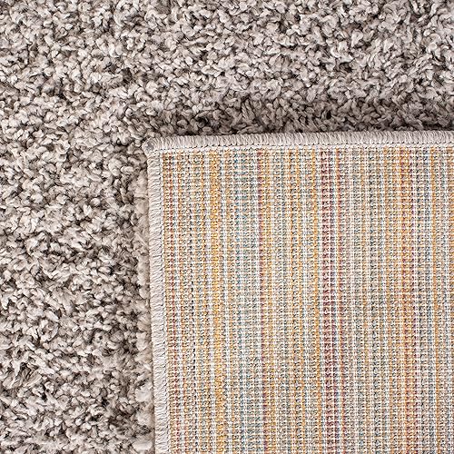 Vista 26 de SAFAVIEH Venus Shag Collection - Alfombra decorativa, 2 pies 7 pulgadas x 5 pies, color marfil, diseño sólido, no desprende pelusa y de fácil