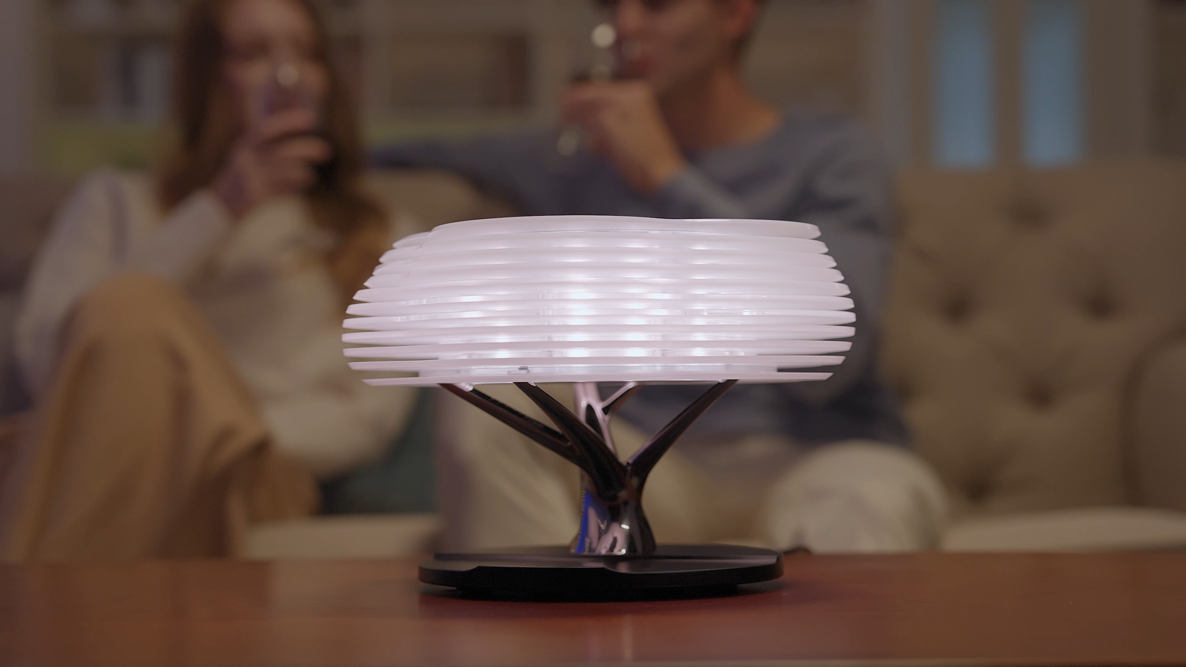 MODIRNATION Bonsai Modern LED Bedside Smart Table Lamp with Built