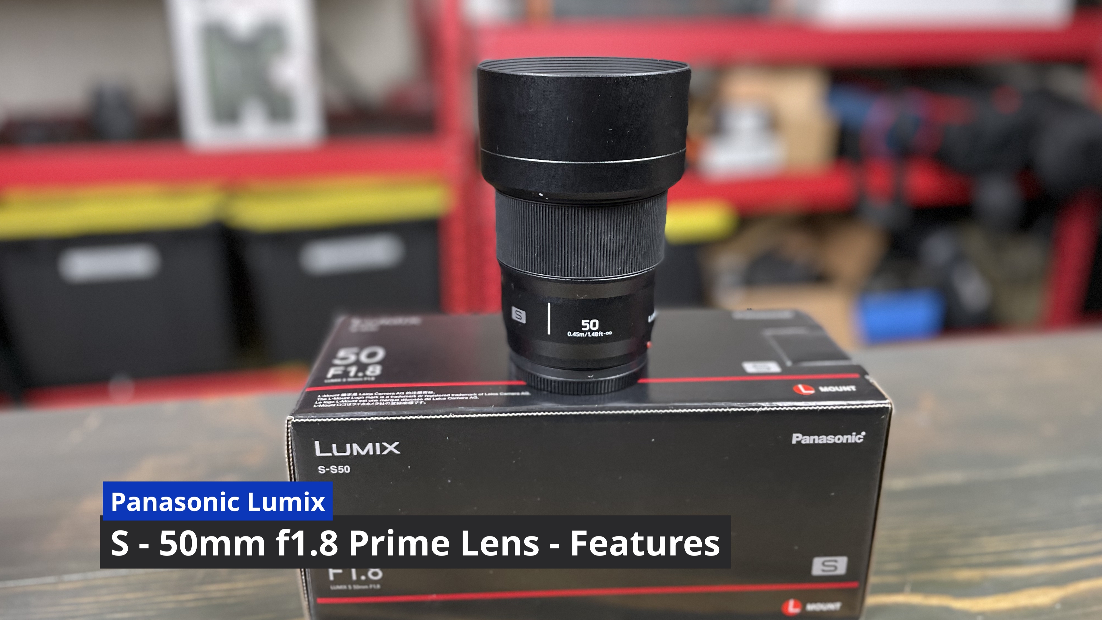 Watch Panasonic S Lumix 50mm 1.8 - Unboxing on Amazon Live