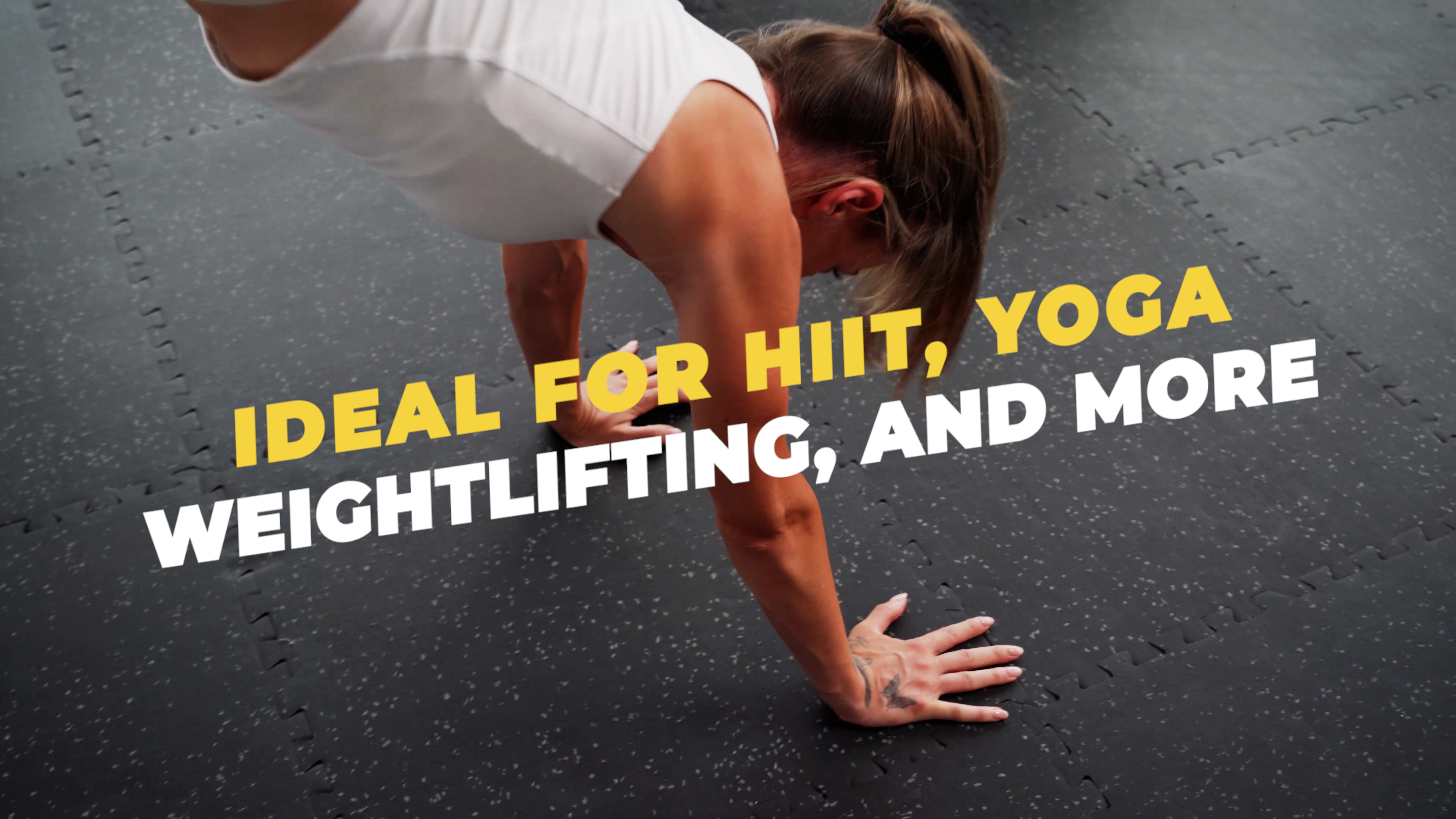 Amazon.com: SUPERJARE 0.56'' Thick 6 Pcs 24 Sq Ft Rubber Top