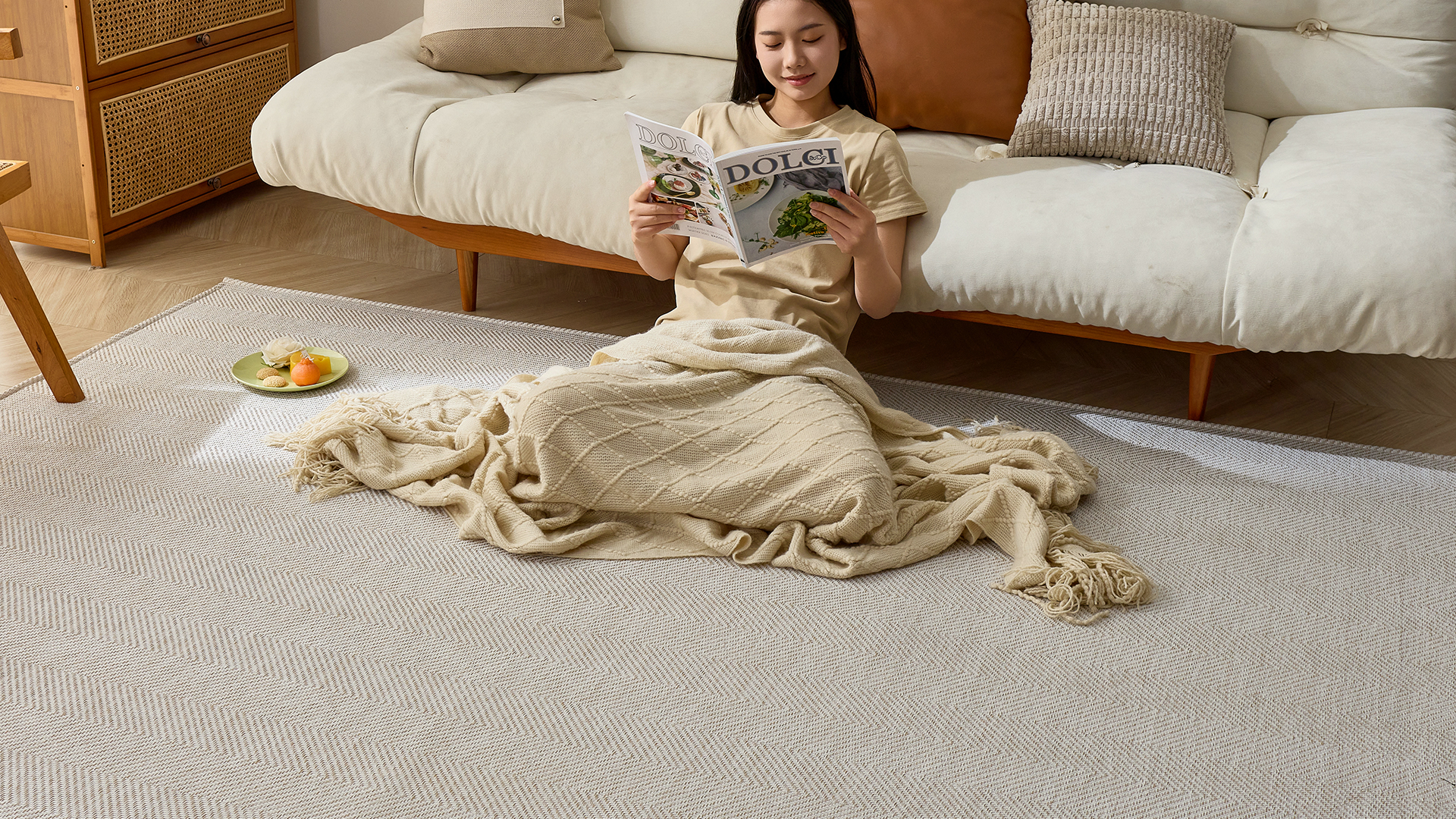 Amazon｜VK Living ラグ カーペット 春 夏 130X190cm ラグマット 1.5畳