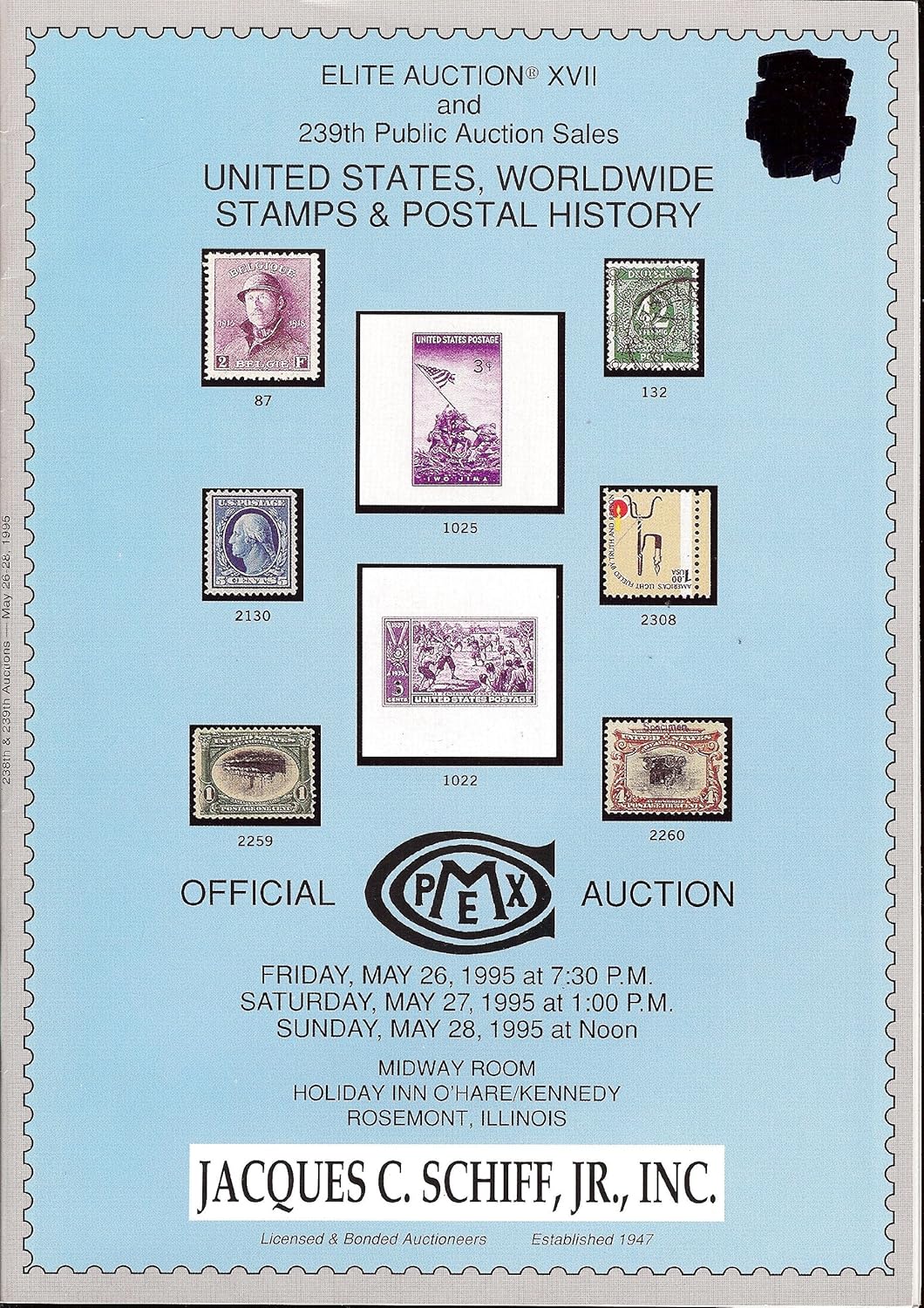 United States, Worldwide Stamps & Postal History (Stamp Auction Catalog