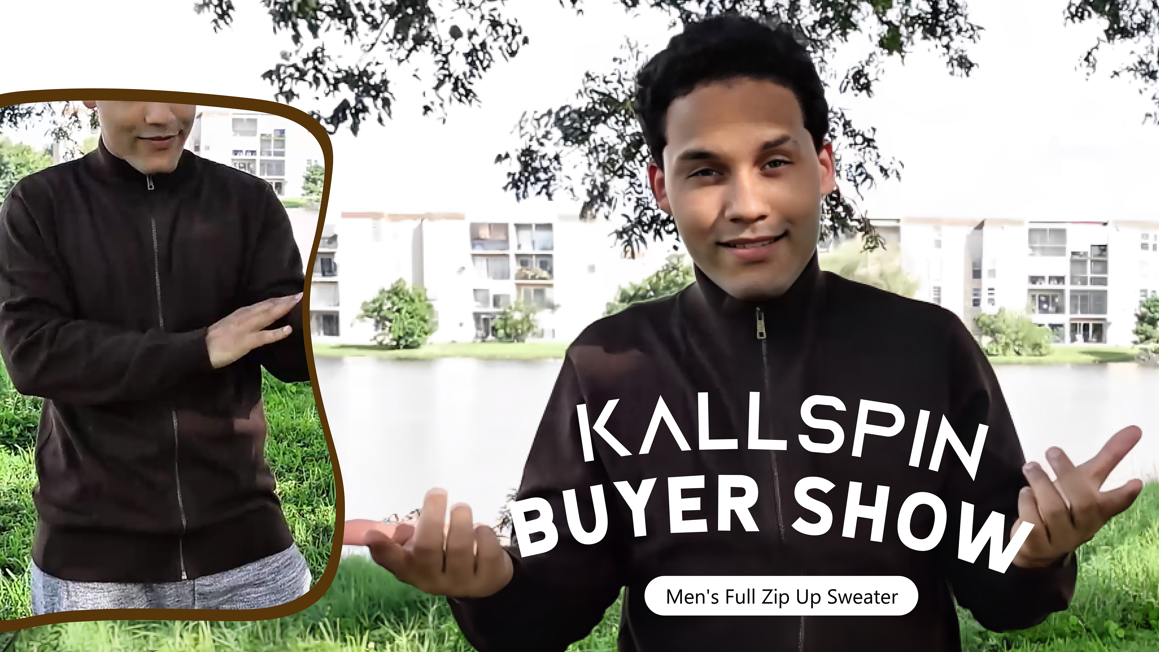 Kallspin Hommes Cardigan Pull Col En V Cardigan Tricoté En Pur Coton