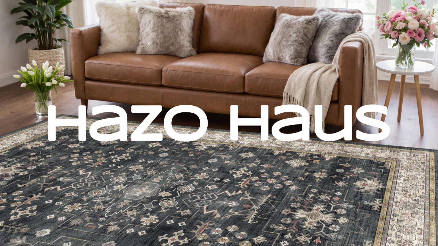 0419クオページ Amazon.com: Hazo Haus Boho Light Grey Living Room Rug 6x9 - Modern