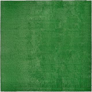 Garland Rug 12x12 ft Artificial Grass Rug - Lush Green Synthetic Turf for Indoor/Outdoor Patios, Lawns, Decks - Durable Low-Maintenance USA Made