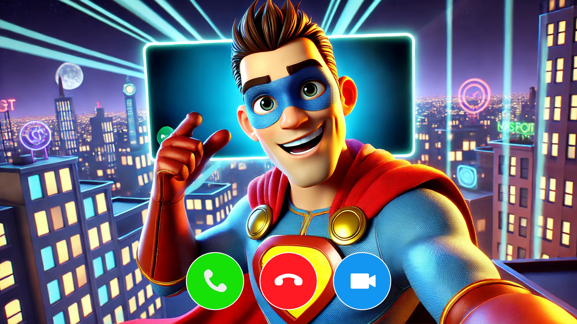 Superhero Video Call Prank: Epic Hero Fake Call Simulation - App on ...
