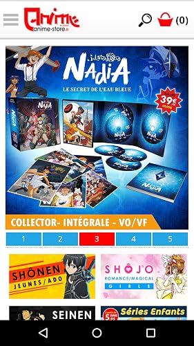 Boutique Anime Store – vue 2
