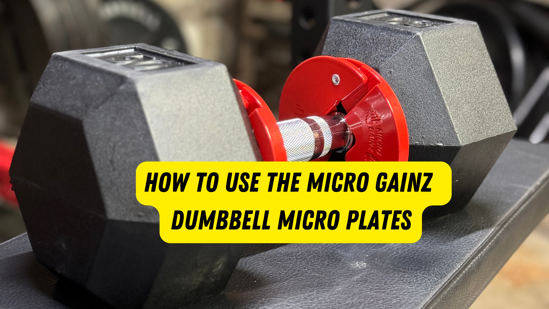 Micro Club Weight Watch How to use the Micro Gainz Dumbbell Micro Plates on Amazon Live